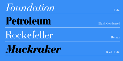 Bauer Bodoni Font Poster 4